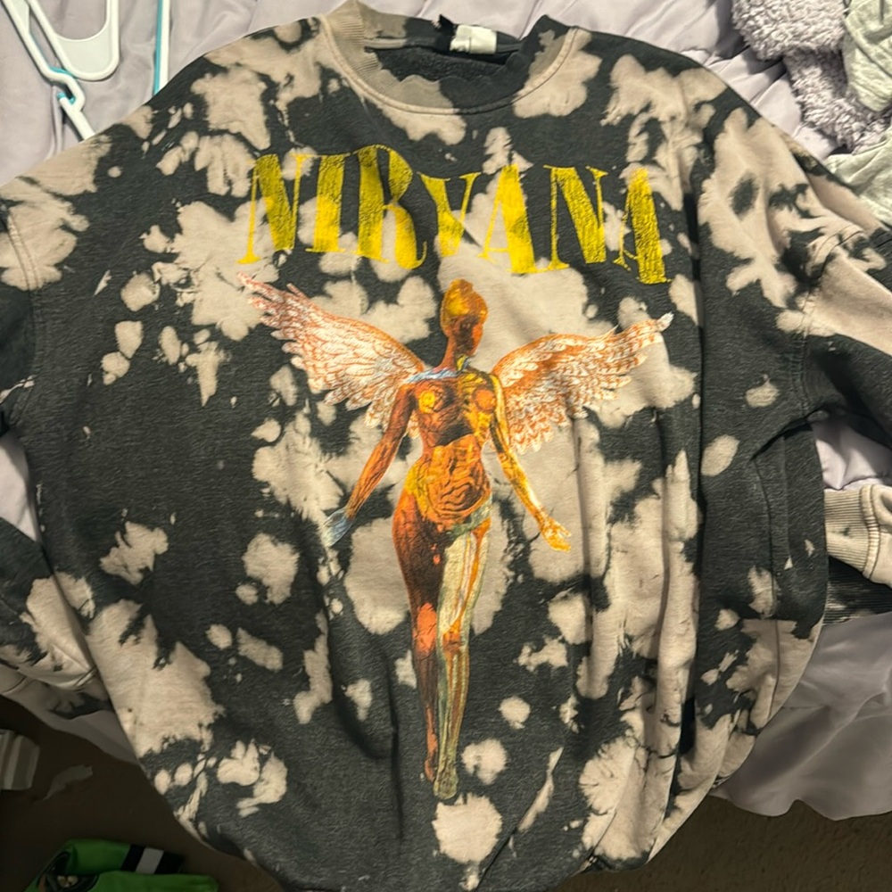 Nirvana oversize tie dye sweater
